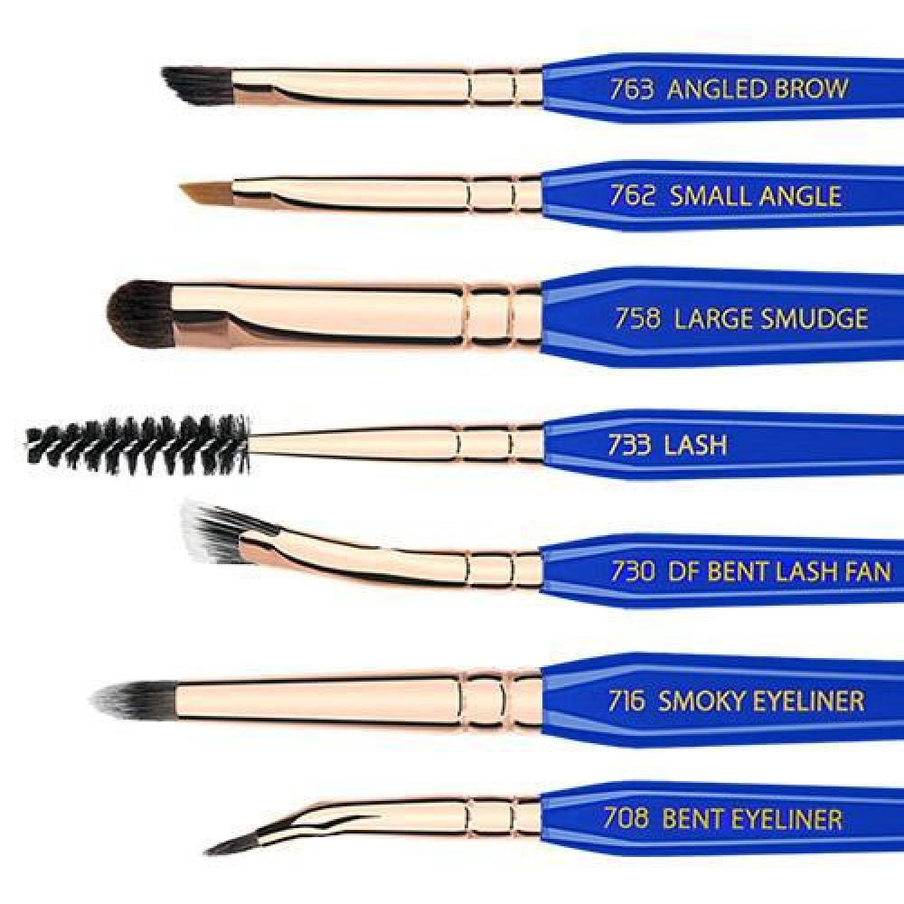 Bộ Cọ Trang Điểm Mắt 15 Cây BDELLIUM TOOLS Golden Triangle Eyes Only Complete GOLDENEYE